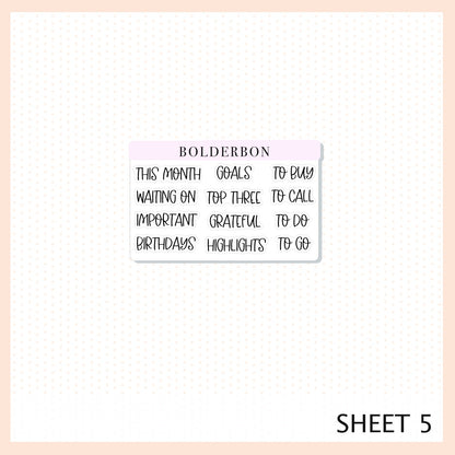 October • A5 EC Notes Kit