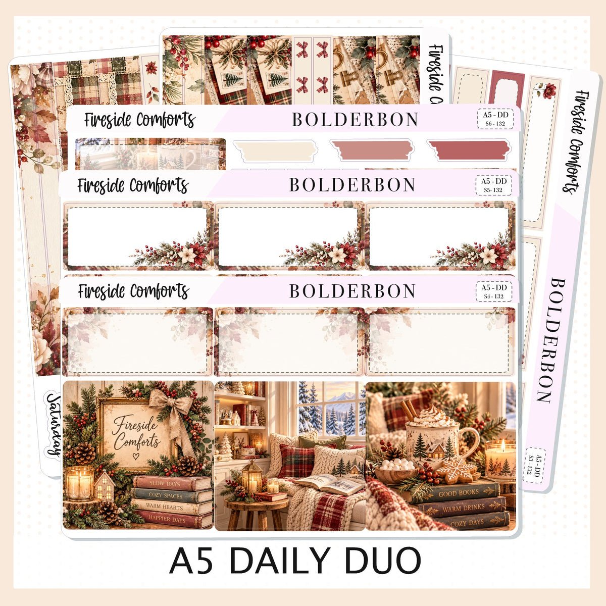 Fireside Comforts • A5 Daily Duo