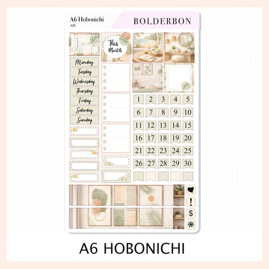 June • A6 Hobonichi