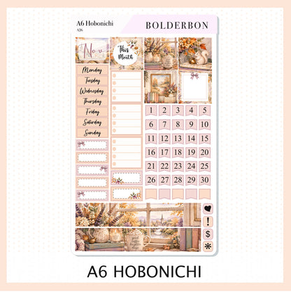 November • A6 Hobonichi