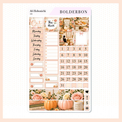 October • A6 Hobonichi