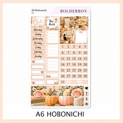 October • A6 Hobonichi