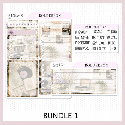 September • A5 EC Notes Kit