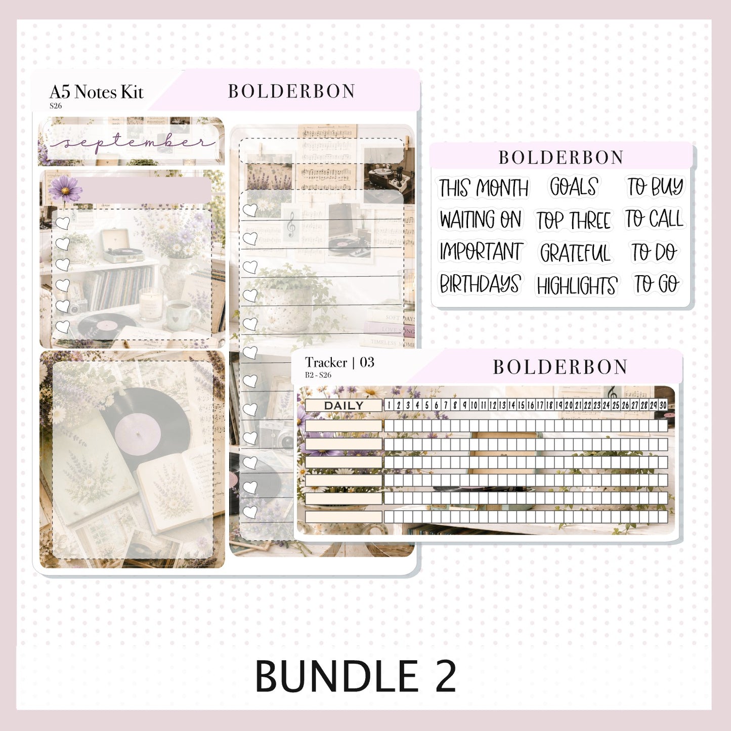 September • A5 EC Notes Kit