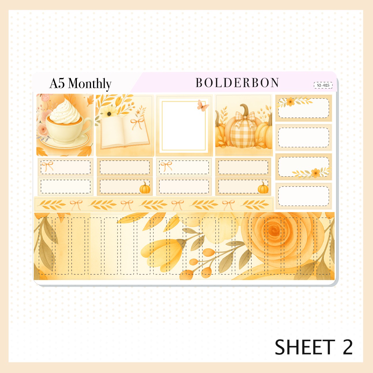 OCTOBER A5 MONTHLY KIT || Planner Stickers for Erin Condren