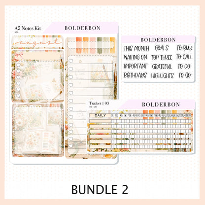 August • A5 EC Notes Kit