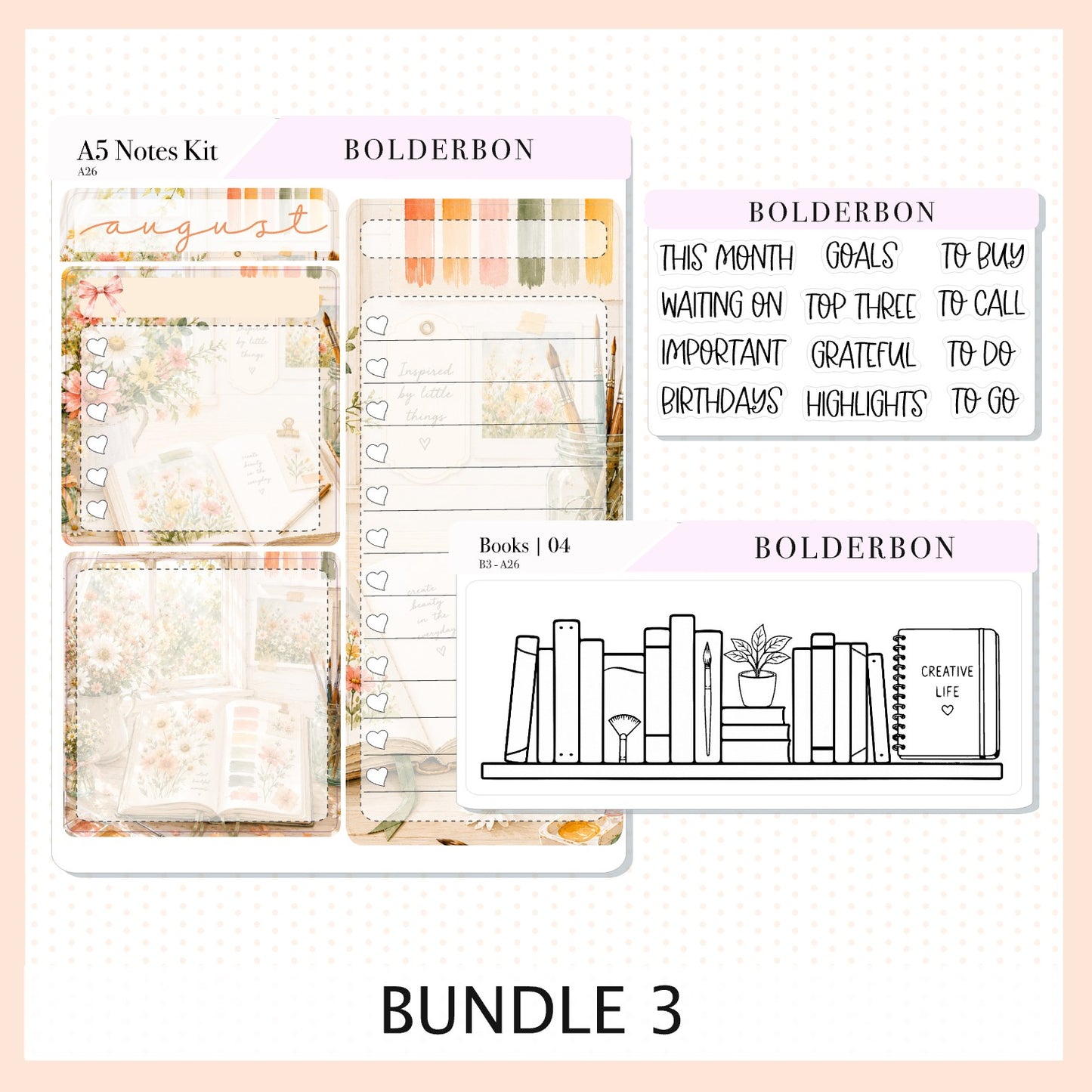 August • A5 EC Notes Kit