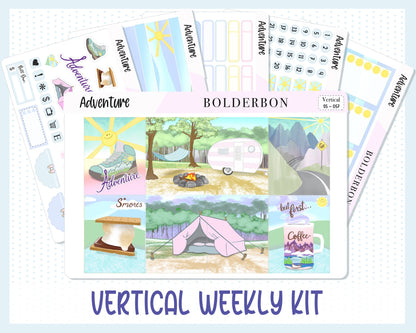 ADVENTURE || 7x9 Vertical Planner Sticker Kit