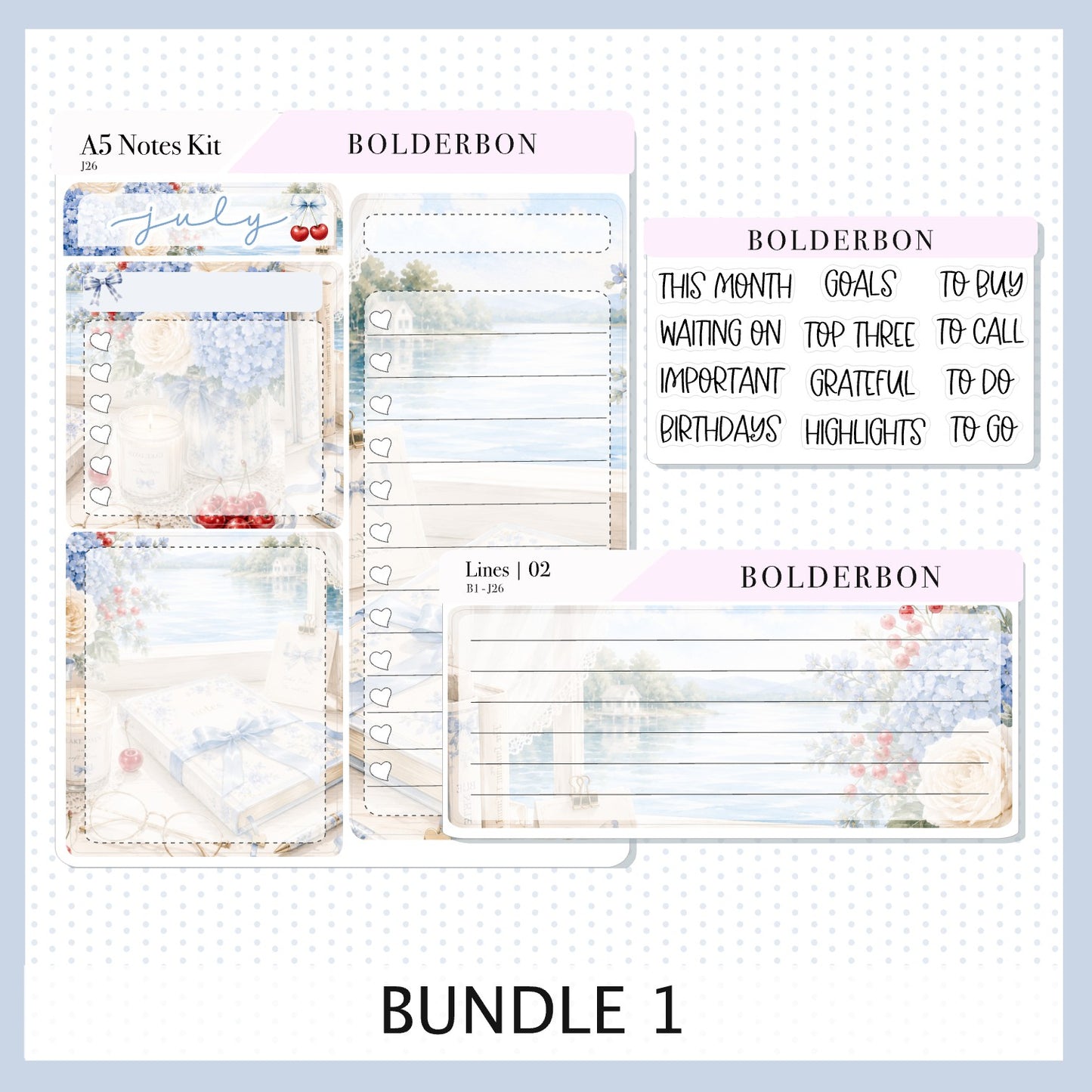 JULY • A5 EC Notes Kit
