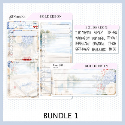 JULY • A5 EC Notes Kit