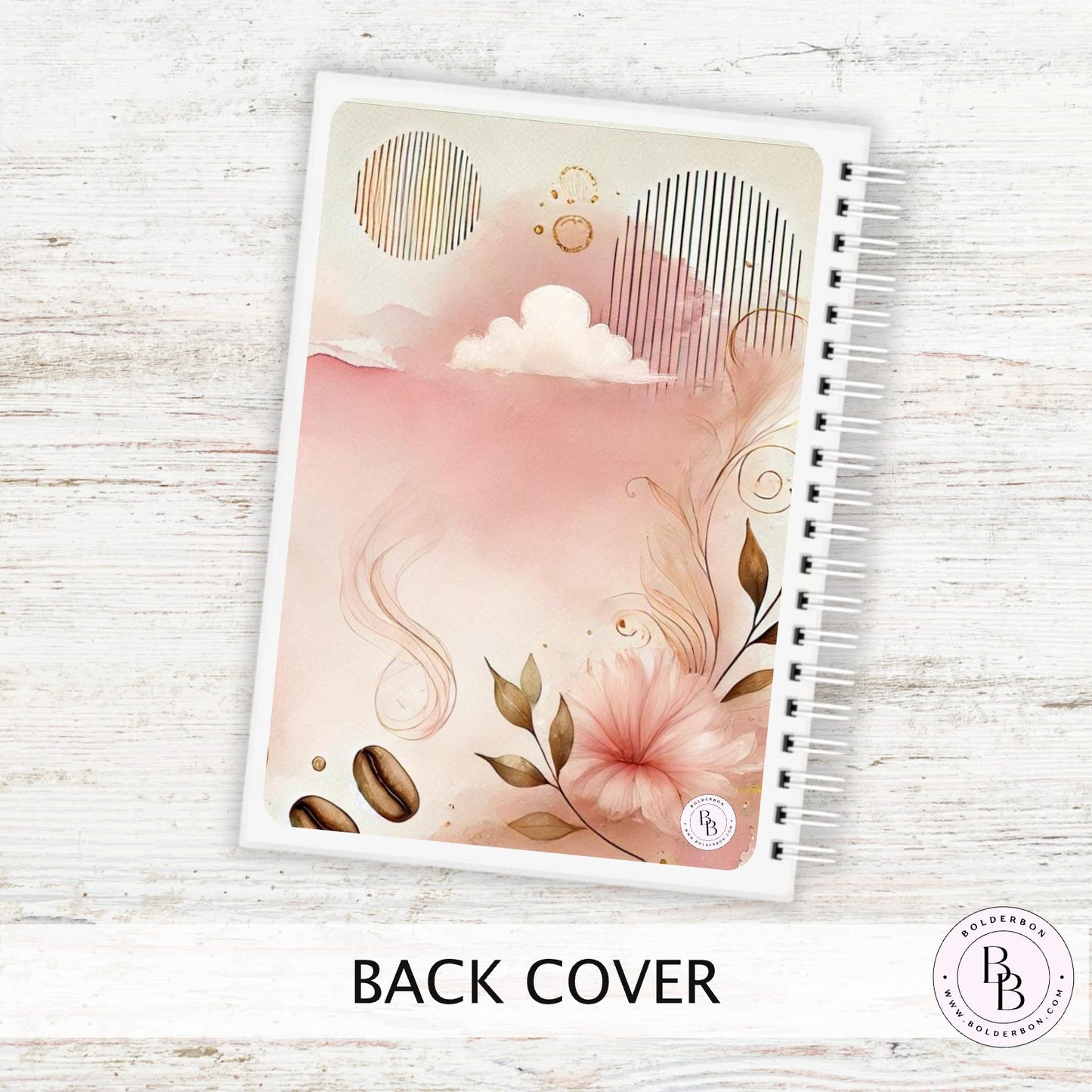 BEAN BLISS Reusable Sticker Album || 5x7 Reusable Coil Sticker Book, Gift for Coffee Lover