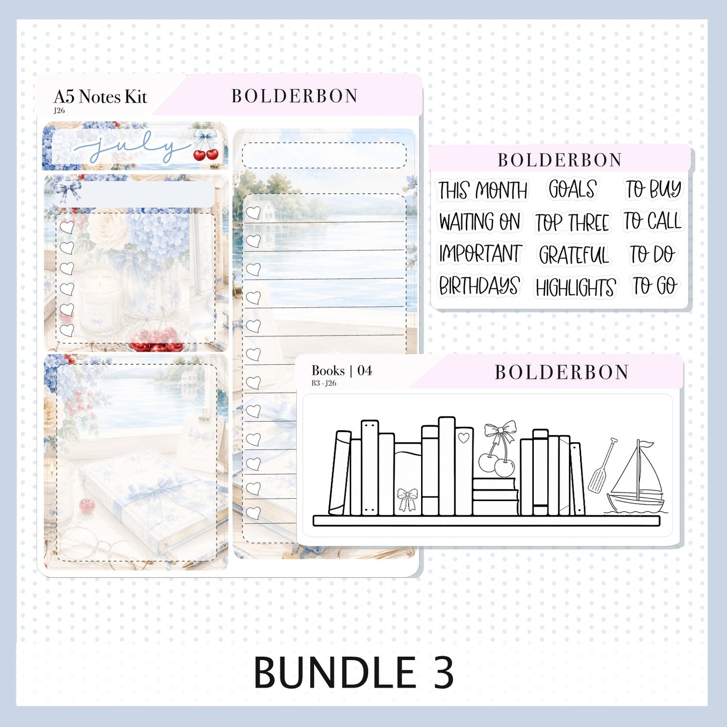 JULY • A5 EC Notes Kit