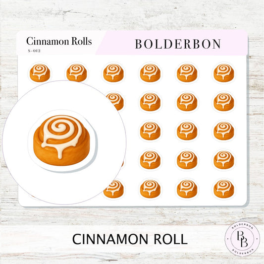 CINNAMON ROLLS || Cute Cinnamon Bun Icon Stickers