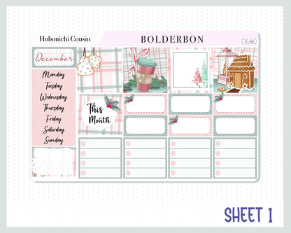 DECEMBER Hobonichi Cousin and A5 Day Free || Monthly Planner Sticker Kit