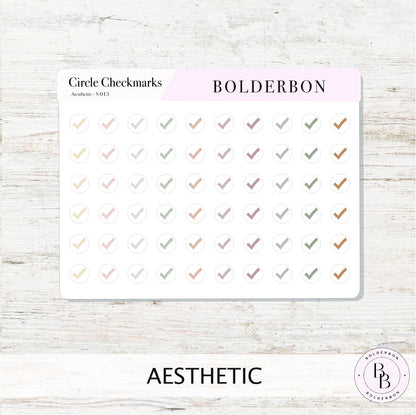 MINI CHECKMARK CIRCLES || Planner Stickers