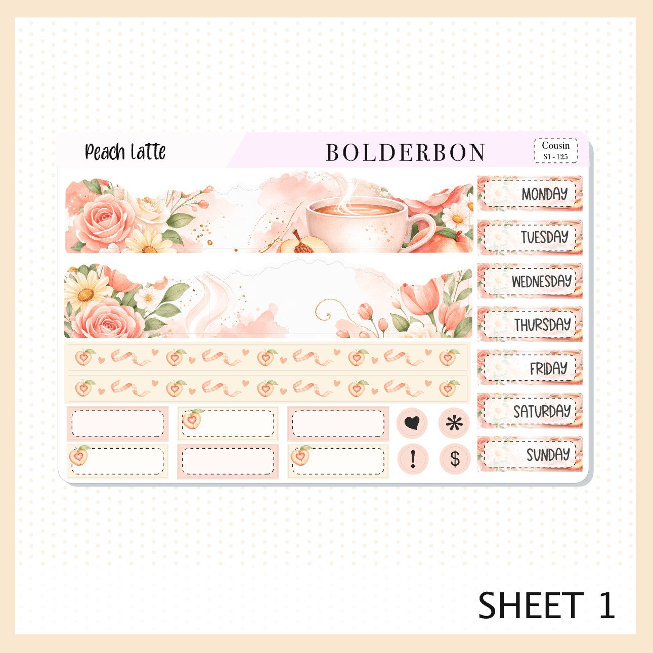 Peach Latte • Hobonichi Cousin
