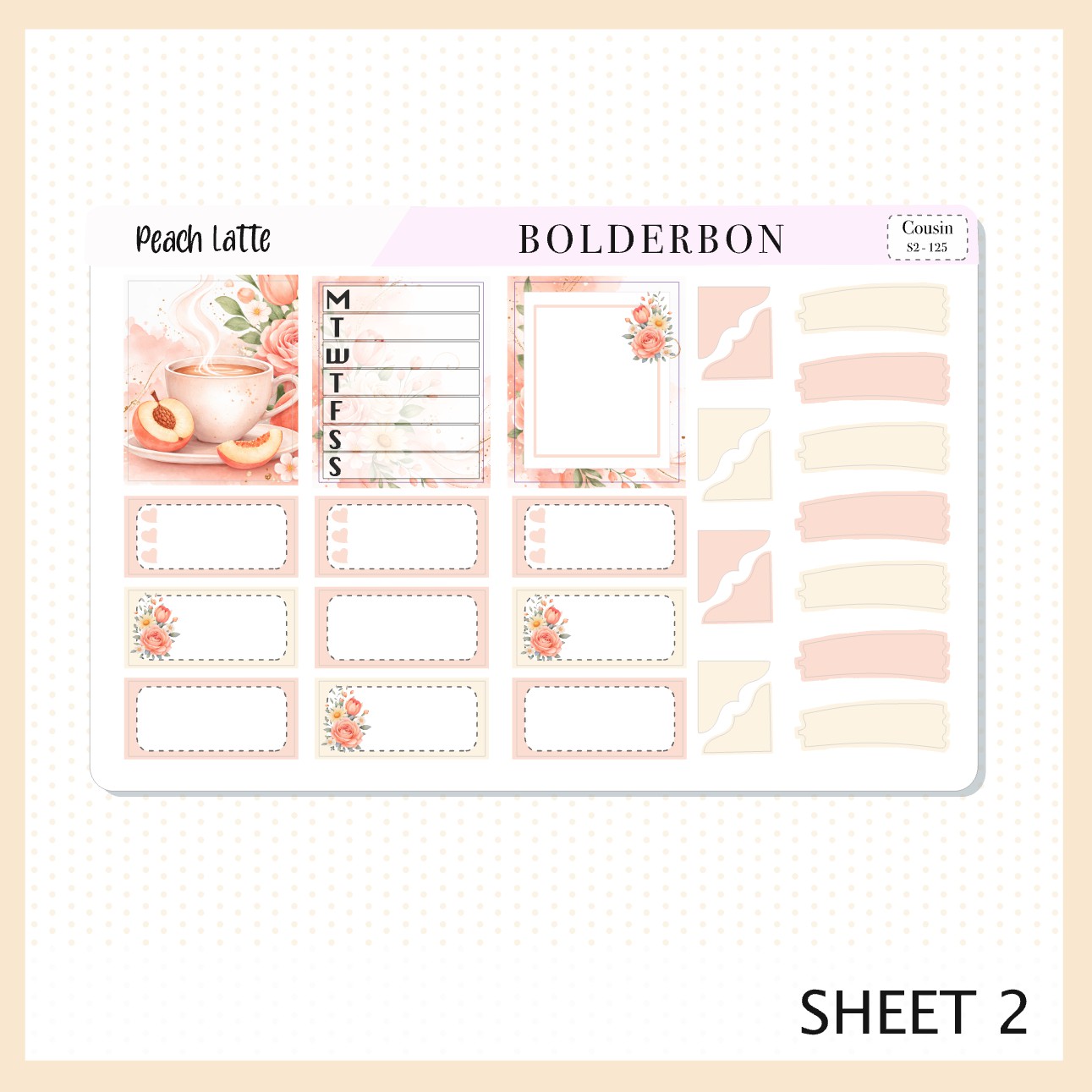 Peach Latte • Hobonichi Cousin