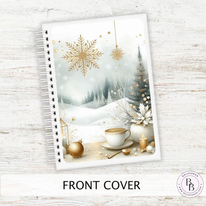 WINTER'S WARMTH Reusable Sticker Album || 5x7 Coil Bound Sticker Book, Perfect Gift for Winter Lovers