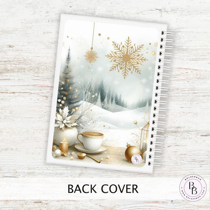 WINTER'S WARMTH Reusable Sticker Album || 5x7 Coil Bound Sticker Book, Perfect Gift for Winter Lovers