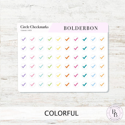 MINI CHECKMARK CIRCLES || Planner Stickers