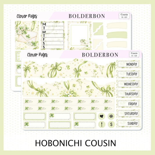 CLOVER PAGES || A5 Hobonichi Cousin
