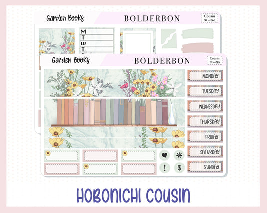 GARDEN BOOKS Hobonichi Cousin || Weekly Planner Sticker Kit Hand Drawn, Valentine's, Love