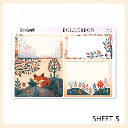 WINDSONG 7x9 Daily Duo || Planner Sticker Kit for Erin Condren