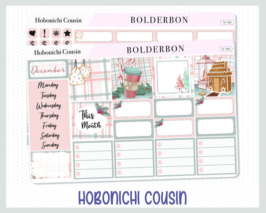 DECEMBER Hobonichi Cousin and A5 Day Free || Monthly Planner Sticker Kit