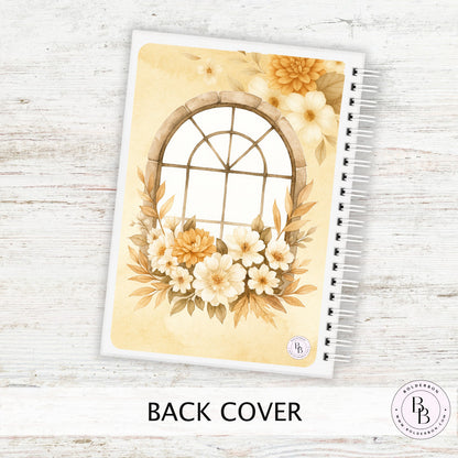 FALL VIEW Reusable Sticker Album || 5x7 Reusable Coil Sticker Book