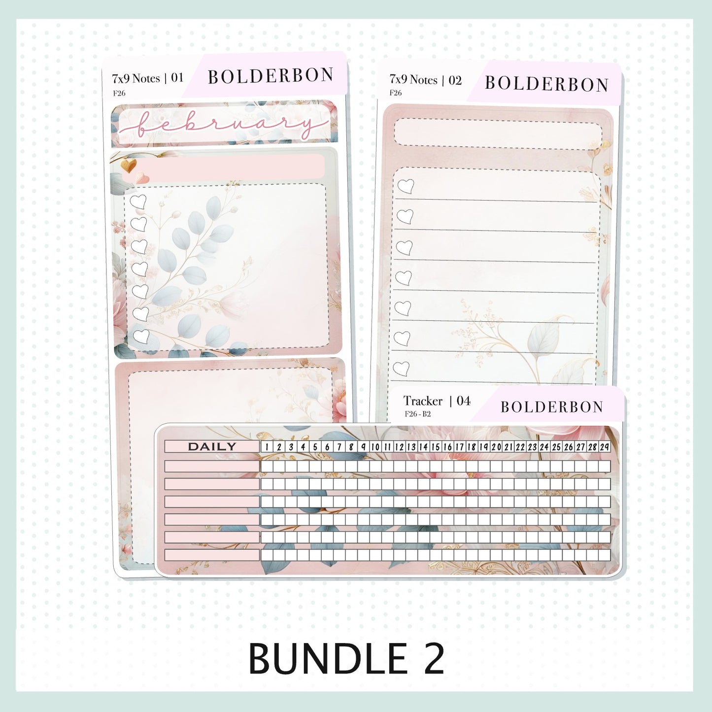 FEBRUARY 7x9 Notes Kit || Planner Sticker Kit for Erin Condren Planners, Timeless Tales