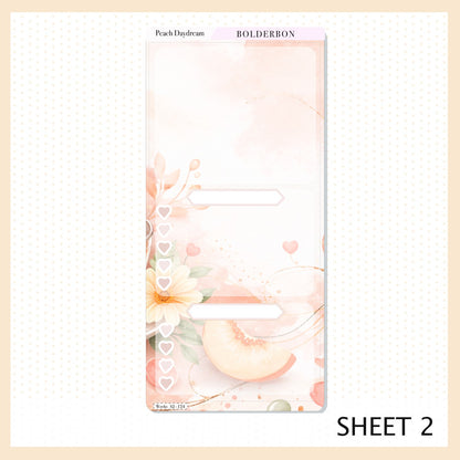 PEACH DAYDREAM || Hobonichi Weeks Sticker Kit