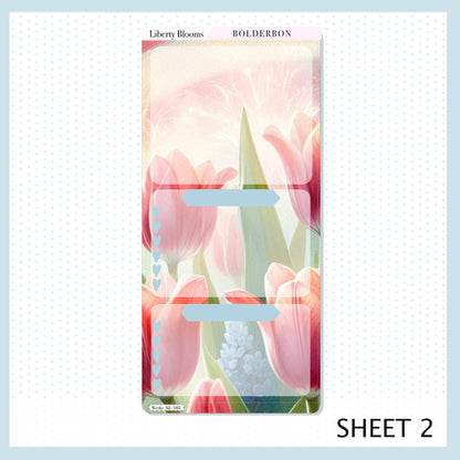 LIBERTY BLOOMS Hobonichi Weeks || Planner Sticker Kit