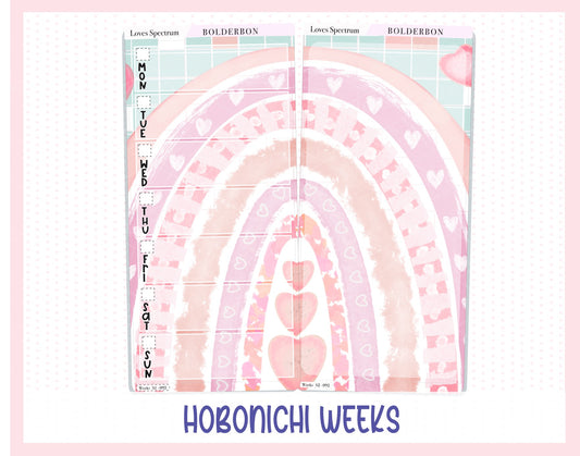 LOVES SPECTRUM Hobonichi Weeks || Weekly Planner Sticker Kit