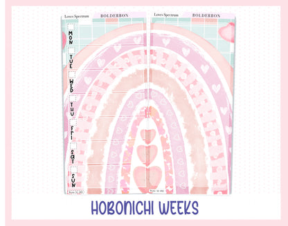 LOVES SPECTRUM Hobonichi Weeks || Weekly Planner Sticker Kit
