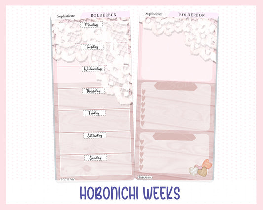 SOPHISTICATE Hobonichi Weeks || Weekly Planner Sticker Kit