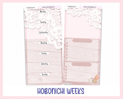 SOPHISTICATE Hobonichi Weeks || Weekly Planner Sticker Kit