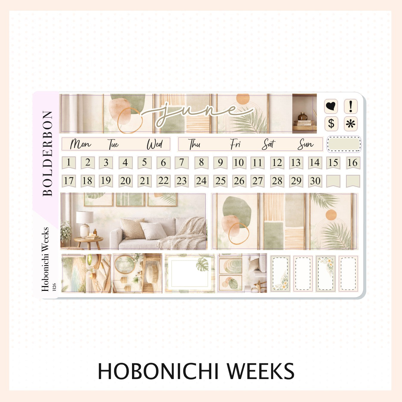 June • Hobonichi Weeks