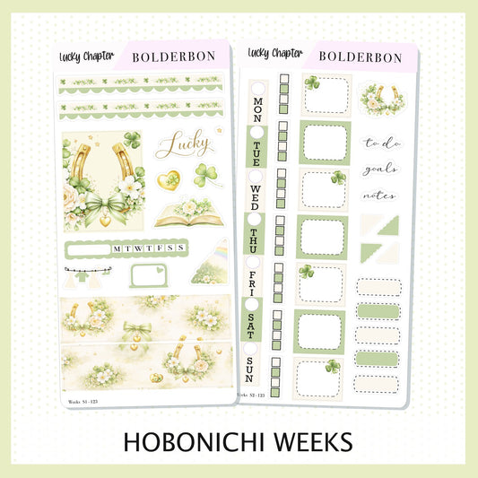LUCKY CHAPTER || Hobonichi Weeks Sticker Kit