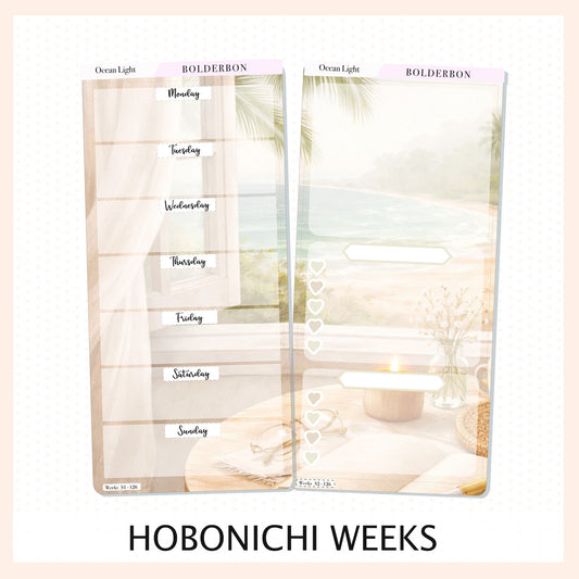 Ocean Light • Hobonichi Weeks