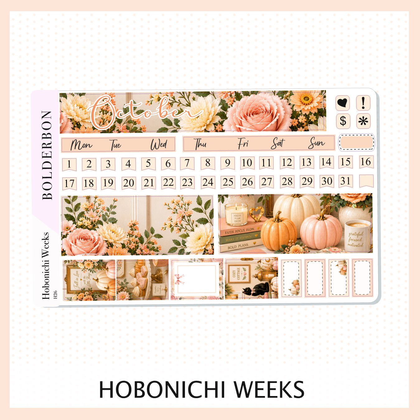 October • Hobonichi Weeks