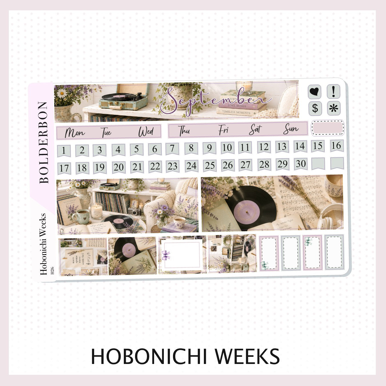 September • Hobonichi Weeks