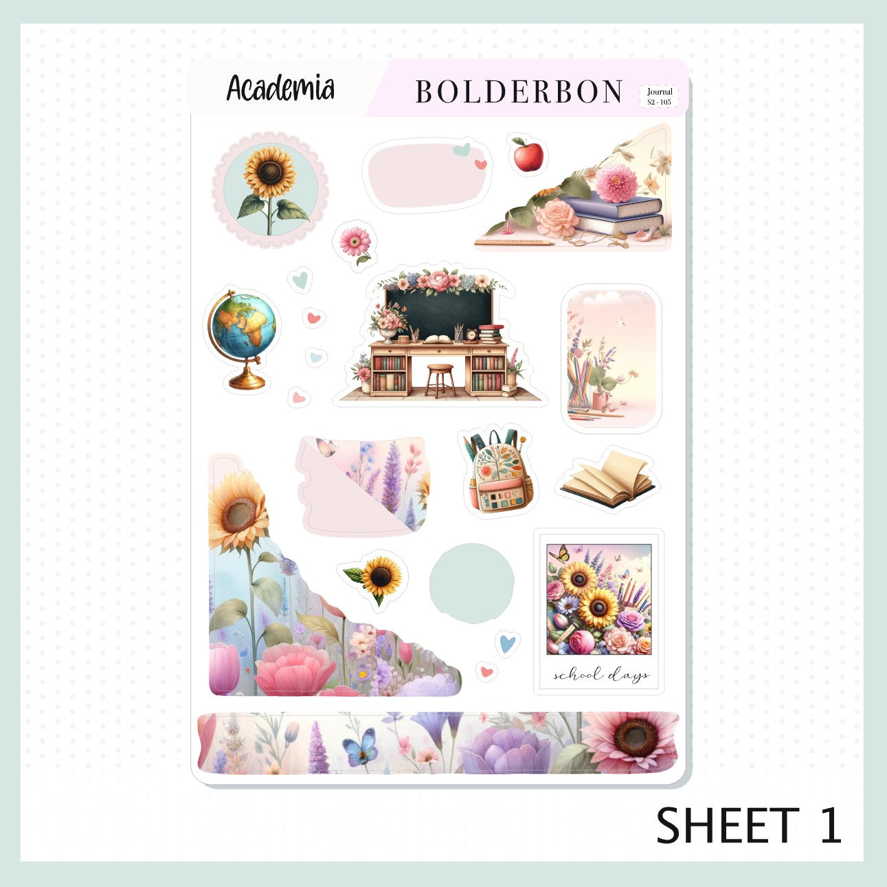 Journal Sticker Kit || ACADEMIA
