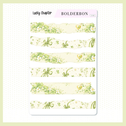 LUCKY CHAPTER || Washi Journal Stickers