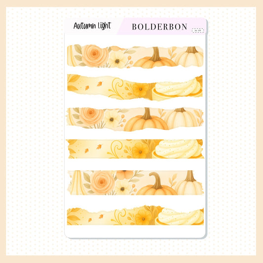 AUTUMN LIGHT || Washi Journal Stickers