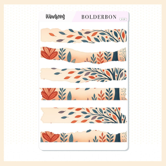 WINDSONG || Washi Journal Stickers