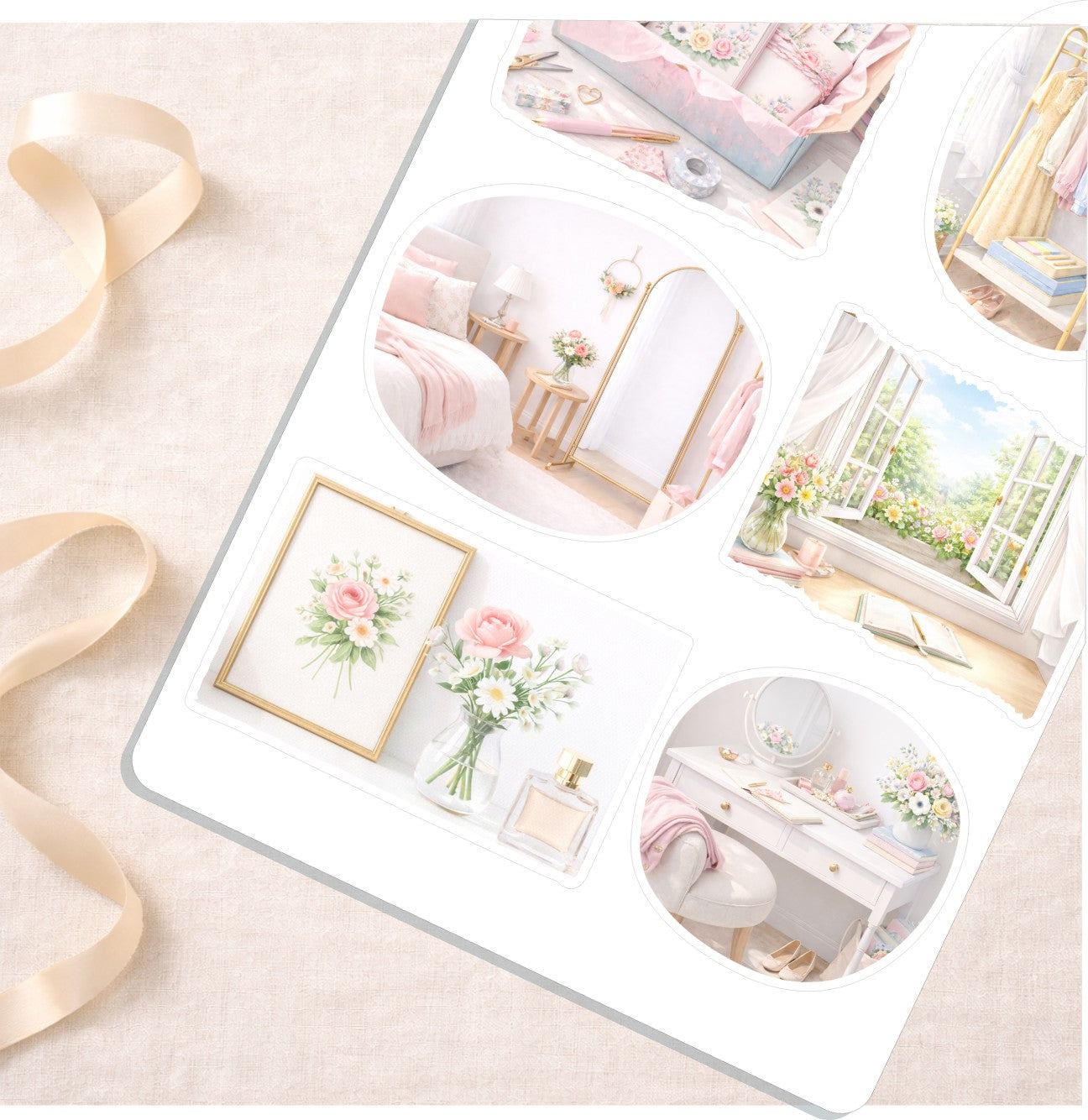 HELLO SPRING || Decorative Scene Journal Stickers