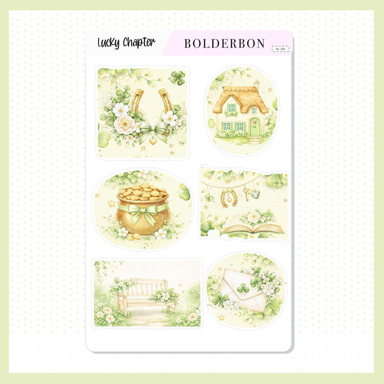 LUCKY CHAPTER || Decorative Scene Journal Stickers