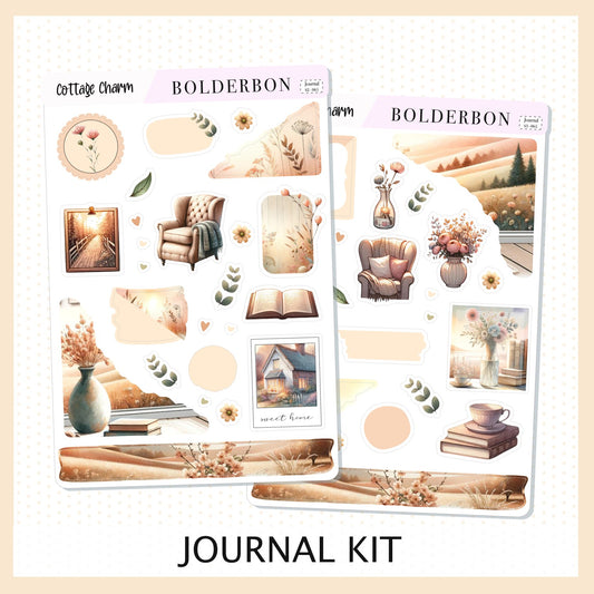 Journal Sticker Kit || COTTAGE CHARM