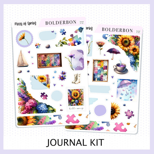 Journal Sticker Kit || Pieces Of Spring