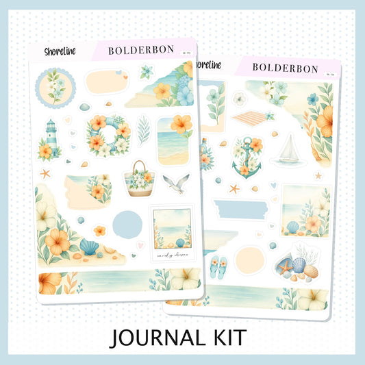 SHORELINE || Journal Sticker Kit